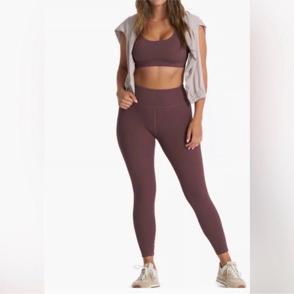 Vuori Pants - Vuori Stride Leggings Chestnut Brown Small VW429